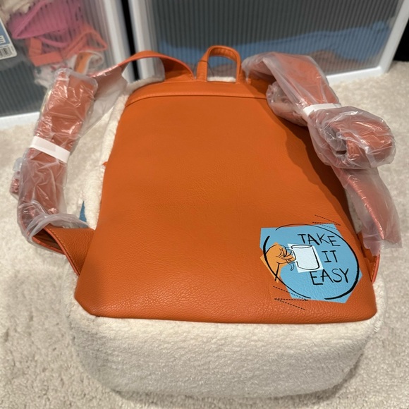 Loungefly Disney Parks Mini Backpack Zootopia Sherpa Patches & Carrot Pen Charm - Picture 10 of 11